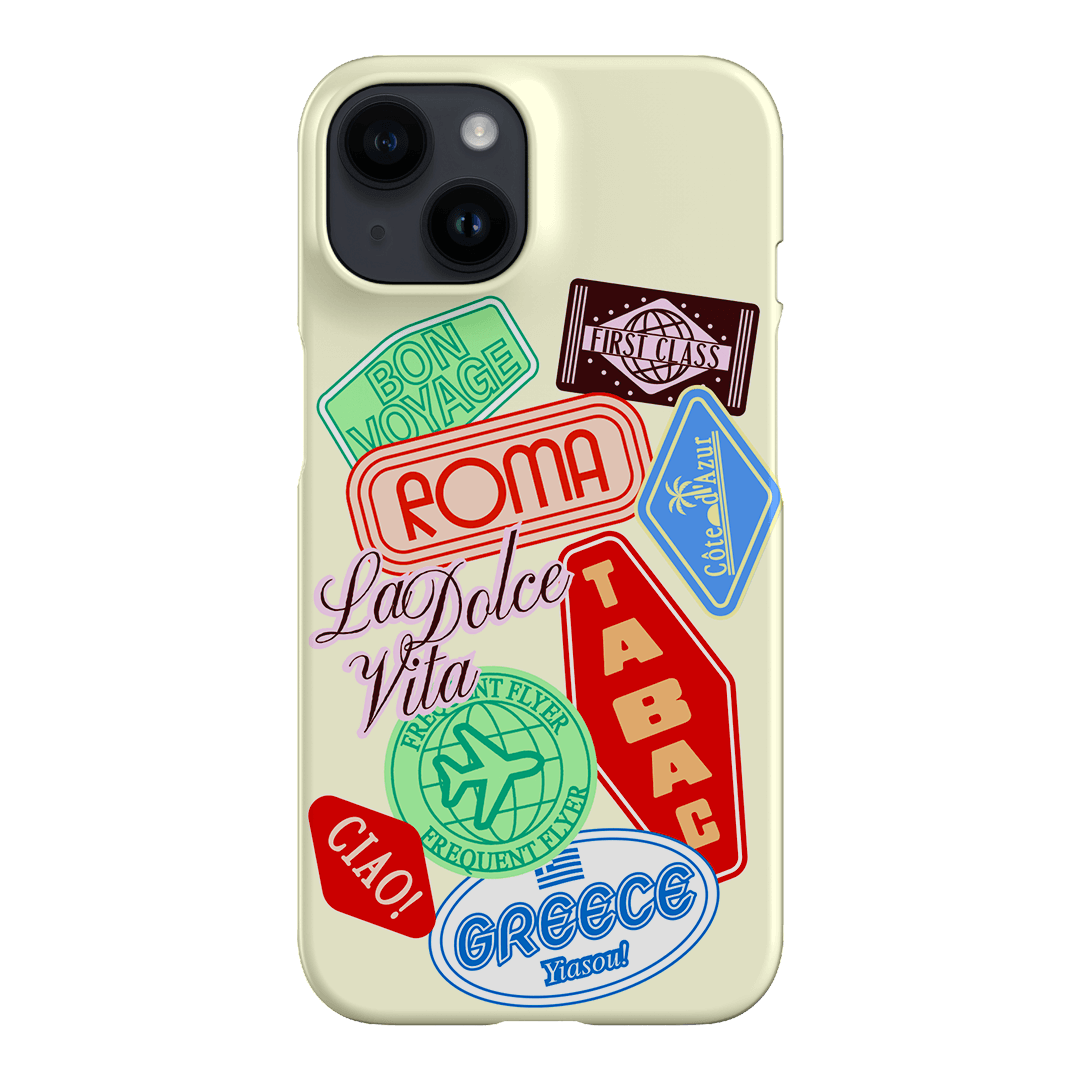 Well Travelled Printed Phone Cases iPhone 14 / Snap by The Dairy - The Dairy