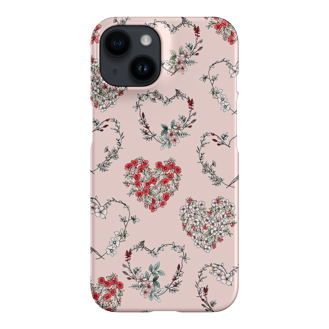 Wild Heart Wreath Printed Phone Cases iPhone 14 / Snap by Typoflora - The Dairy