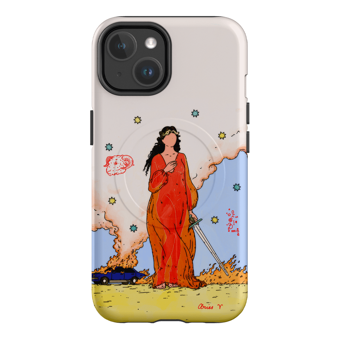 Aries Season Printed Phone Cases iPhone 14 / Armoured MagSafe by Easty Beasty - The Dairy