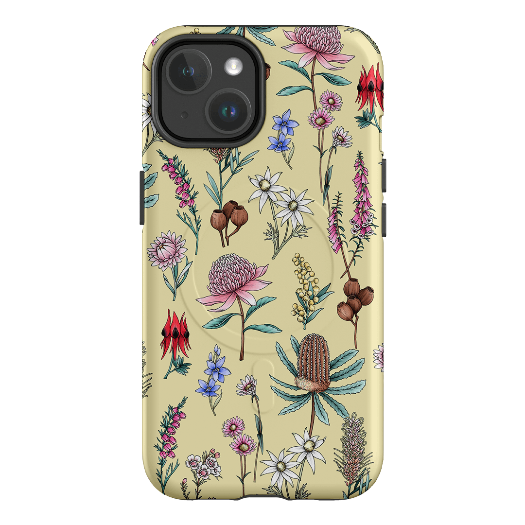 Banksia Butter Printed Phone Cases iPhone 14 / Armoured MagSafe by Typoflora - The Dairy