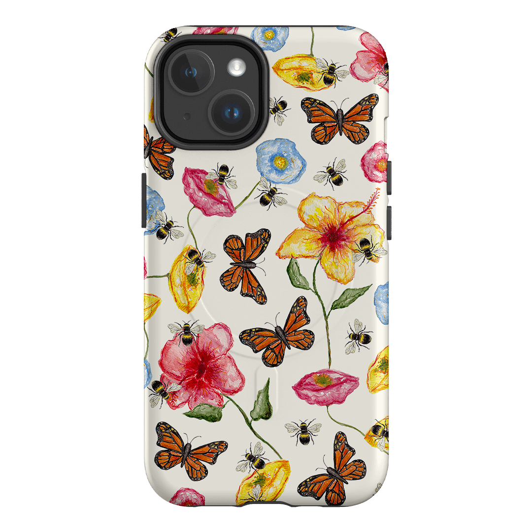 Butterflies & Bees Printed Phone Cases iPhone 14 / Armoured MagSafe by BG. Studio - The Dairy