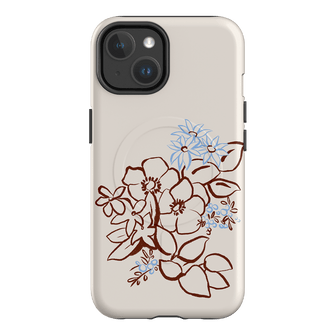Cream Posy Printed Phone Cases iPhone 14 / Armoured MagSafe by Typoflora - The Dairy