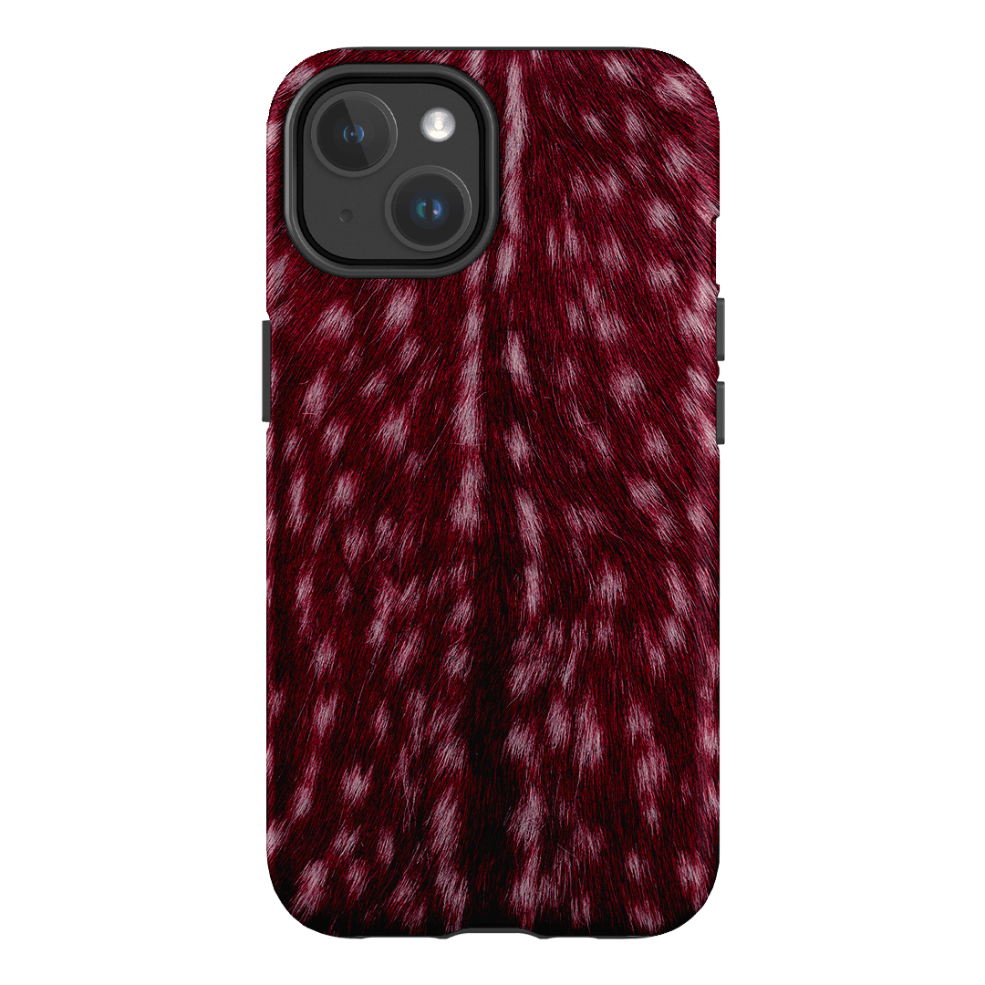 Fawn Burgundy Printed Phone Cases iPhone 14 / Armoured MagSafe by The Dairy - The Dairy
