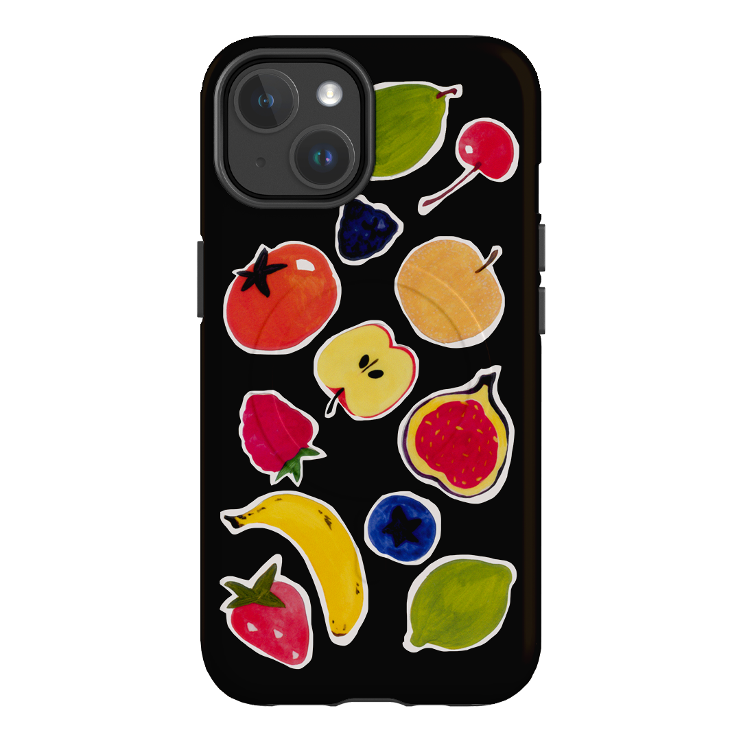 Fruit Stickers Printed Phone Cases iPhone 14 / Armoured MagSafe by Studio Bon - The Dairy