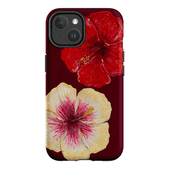 Hibiscus Flower Printed Phone Cases iPhone 14 / Armoured MagSafe by BG. Studio - The Dairy