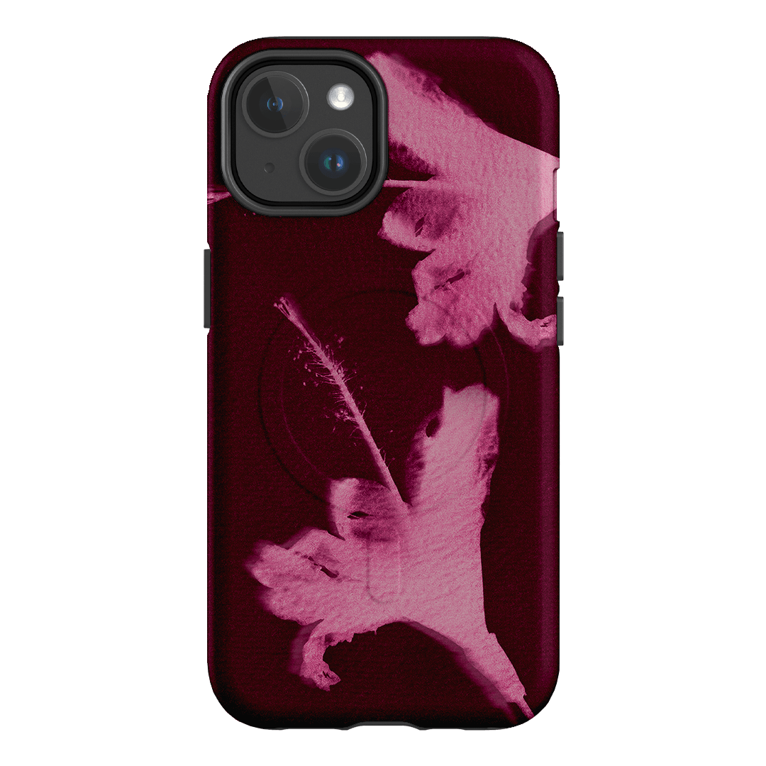 Hibiscus Glow Printed Phone Cases iPhone 14 / Armoured MagSafe by Sally Hungerford - The Dairy