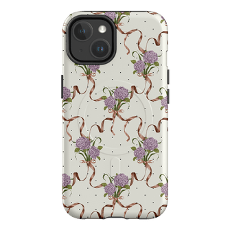 Hydrangea Ribbon Printed Phone Cases iPhone 14 / Armoured MagSafe by Veronica Tucker - The Dairy