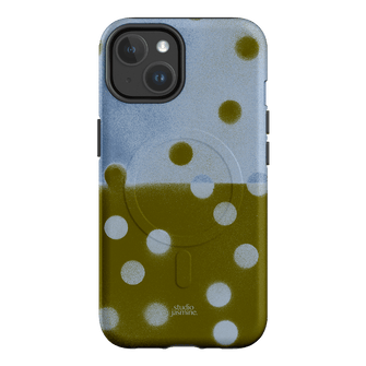 Lake Polka Dot Printed Phone Cases iPhone 14 / Armoured MagSafe by Jasmine Dowling - The Dairy