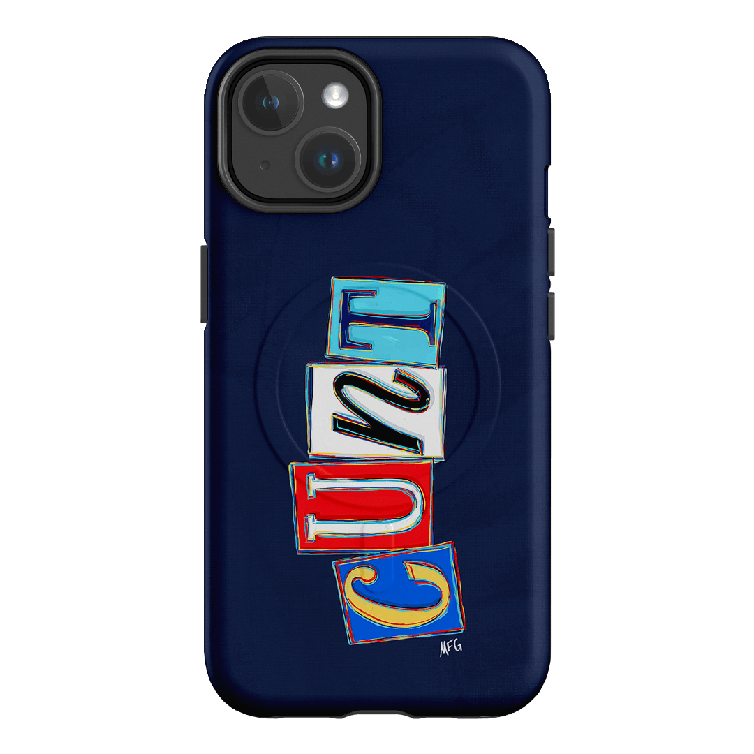 Lil Cnts Blue Printed Phone Cases iPhone 14 / Armoured MagSafe by Margarbs Art - The Dairy