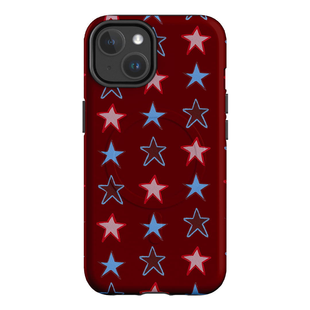 Lucky Stars Rouge Printed Phone Cases iPhone 14 / Armoured MagSafe by BG. Studio - The Dairy