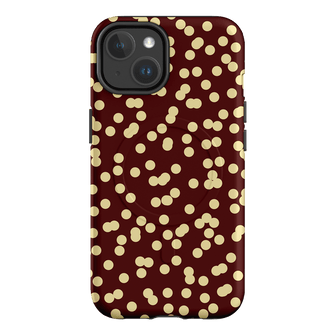 Mini Confetti Burgundy Butter Printed Phone Cases iPhone 14 / Armoured MagSafe by Veronica Tucker - The Dairy