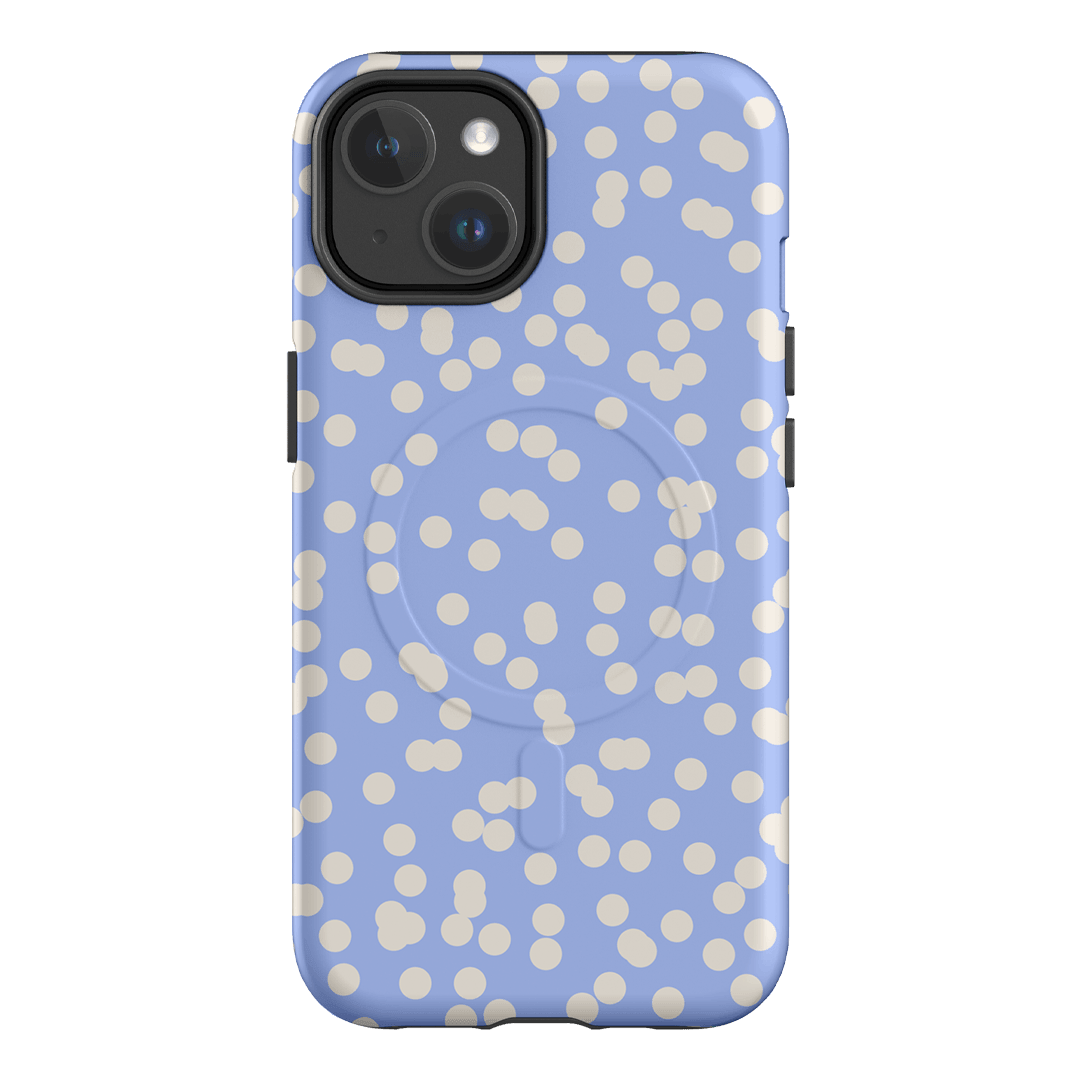 Mini Confetti Periwinkle Salt Printed Phone Cases iPhone 14 / Armoured MagSafe by Veronica Tucker - The Dairy