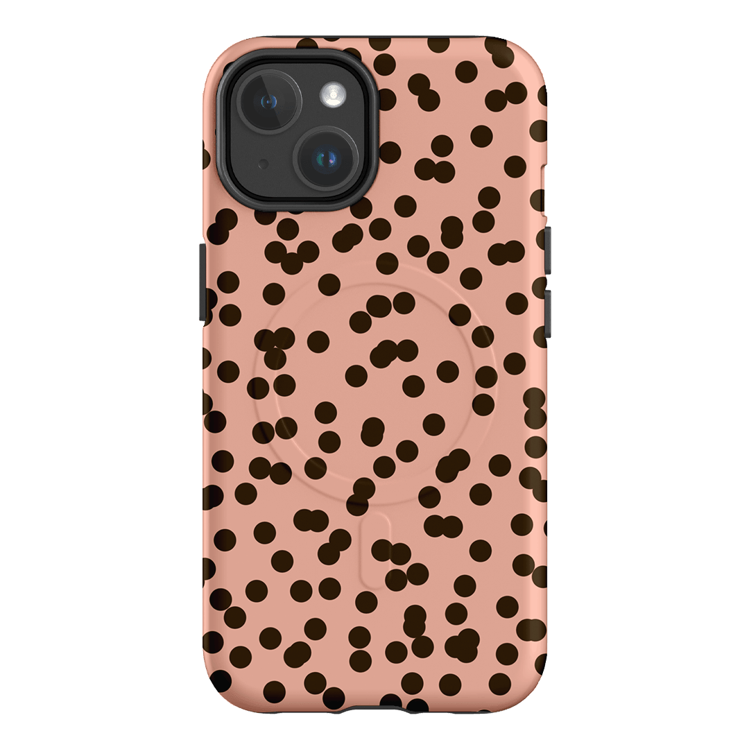 Mini Confetti Pink Chocolate Printed Phone Cases iPhone 14 / Armoured MagSafe by Veronica Tucker - The Dairy