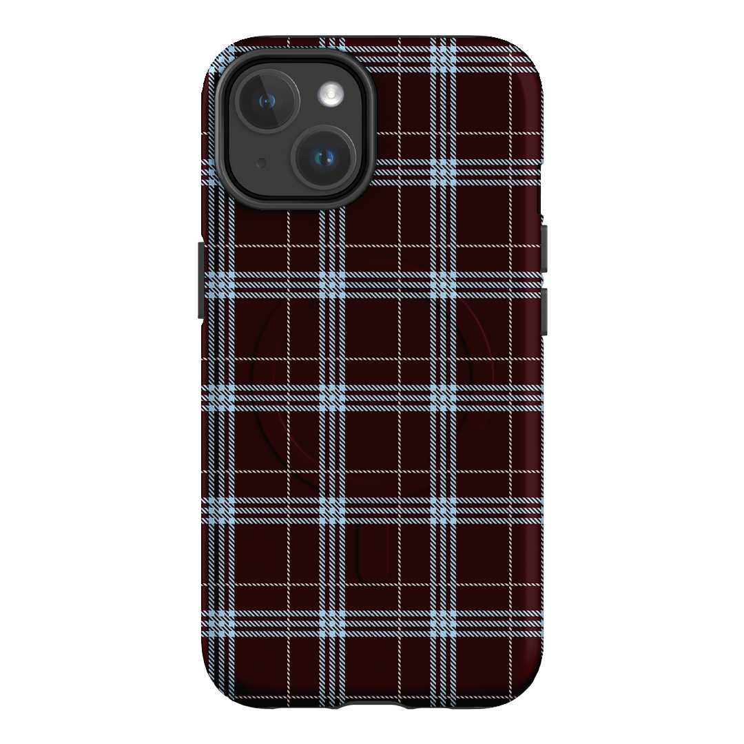 Mocha Plaid Printed Phone Cases iPhone 14 / Armoured MagSafe by The Dairy - The Dairy