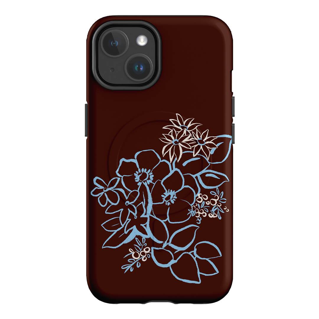 Mocha Posy Printed Phone Cases iPhone 14 / Armoured MagSafe by Typoflora - The Dairy