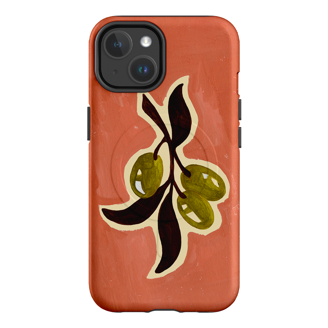 Olives Printed Phone Cases iPhone 14 / Armoured MagSafe by Studio Bon - The Dairy