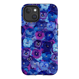 Pansy Jumble Printed Phone Cases iPhone 14 / Armoured MagSafe by Kayla Henley - The Dairy
