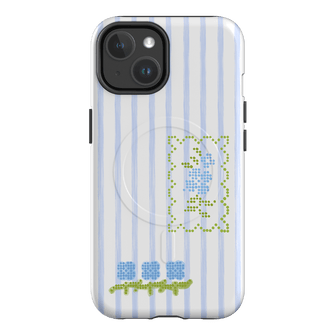 Patchwork Blue Printed Phone Cases iPhone 14 / Armoured MagSafe by Kayla Carr - The Dairy