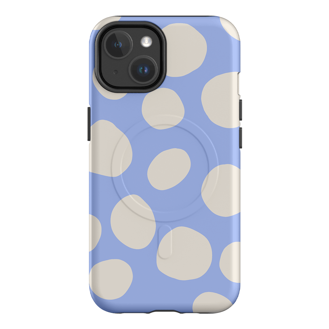 Pebbles Periwinkle Salt Printed Phone Cases iPhone 14 / Armoured MagSafe by Veronica Tucker - The Dairy