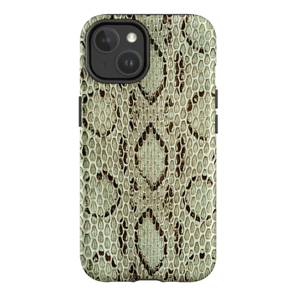 Pistachio Python Printed Phone Cases iPhone 14 / Armoured MagSafe by The Dairy - The Dairy