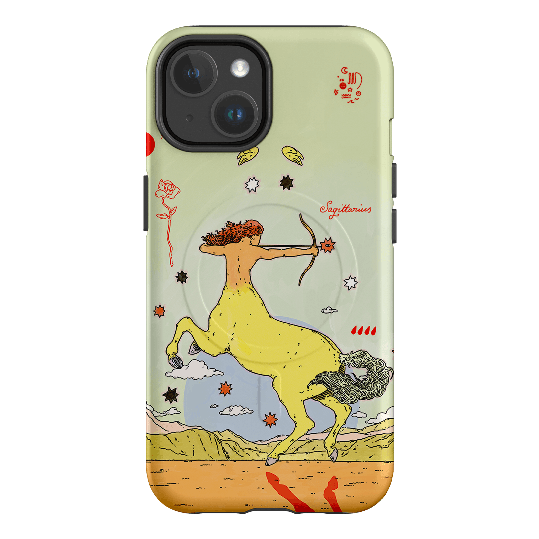 Sagittarius Season Printed Phone Cases iPhone 14 / Armoured MagSafe by Easty Beasty - The Dairy