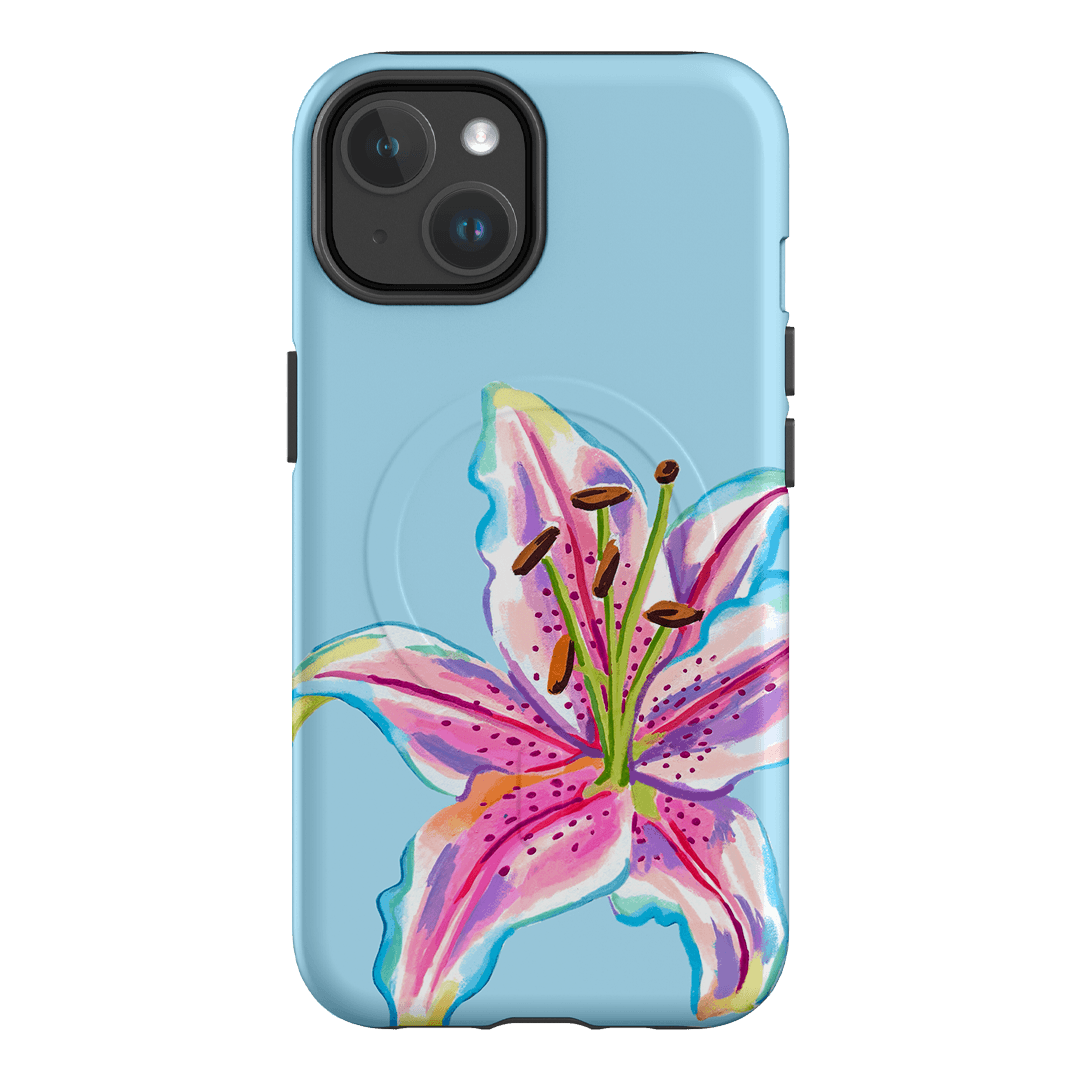 Sky Lily Printed Phone Cases iPhone 14 / Armoured MagSafe by Femke Studio - The Dairy