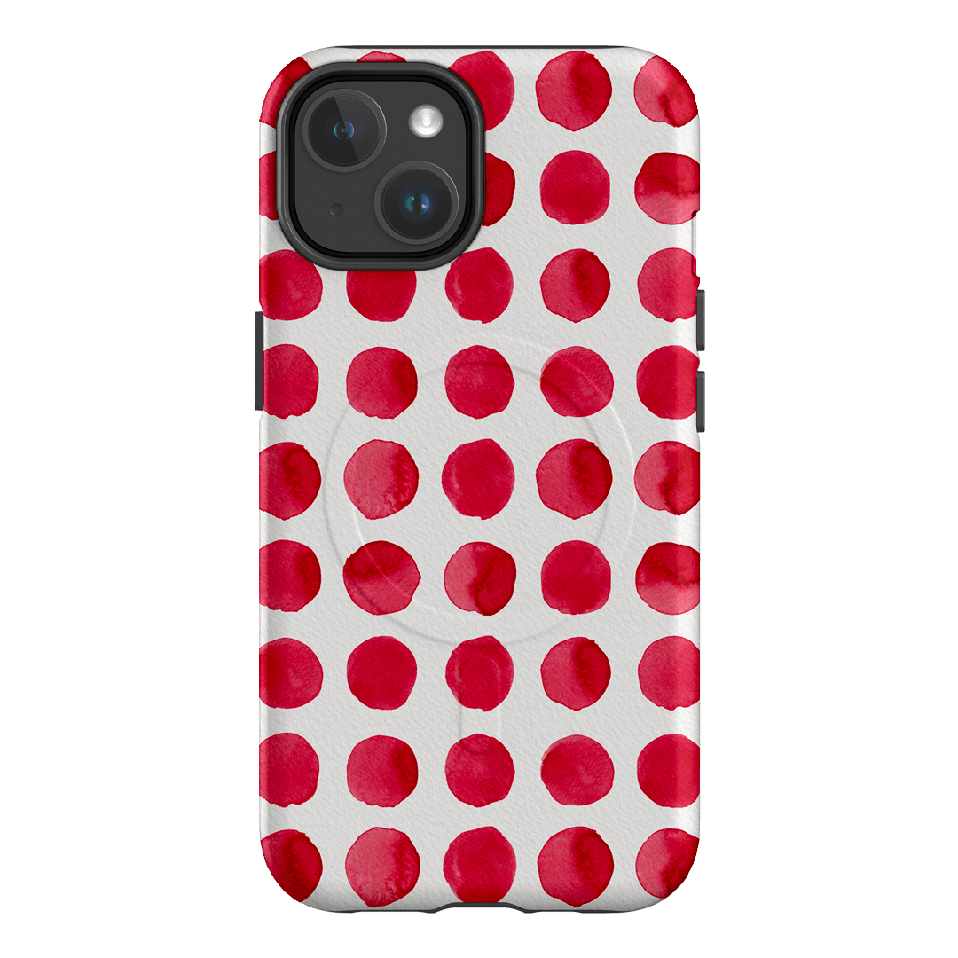 Spots in Red Printed Phone Cases by The Dairy - The Dairy