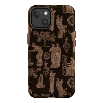 Symposium Burnt Umber Printed Phone Cases iPhone 14 / Armoured MagSafe by Veronica Tucker - The Dairy