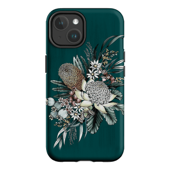 Teal Native Printed Phone Cases iPhone 14 / Armoured MagSafe by Typoflora - The Dairy