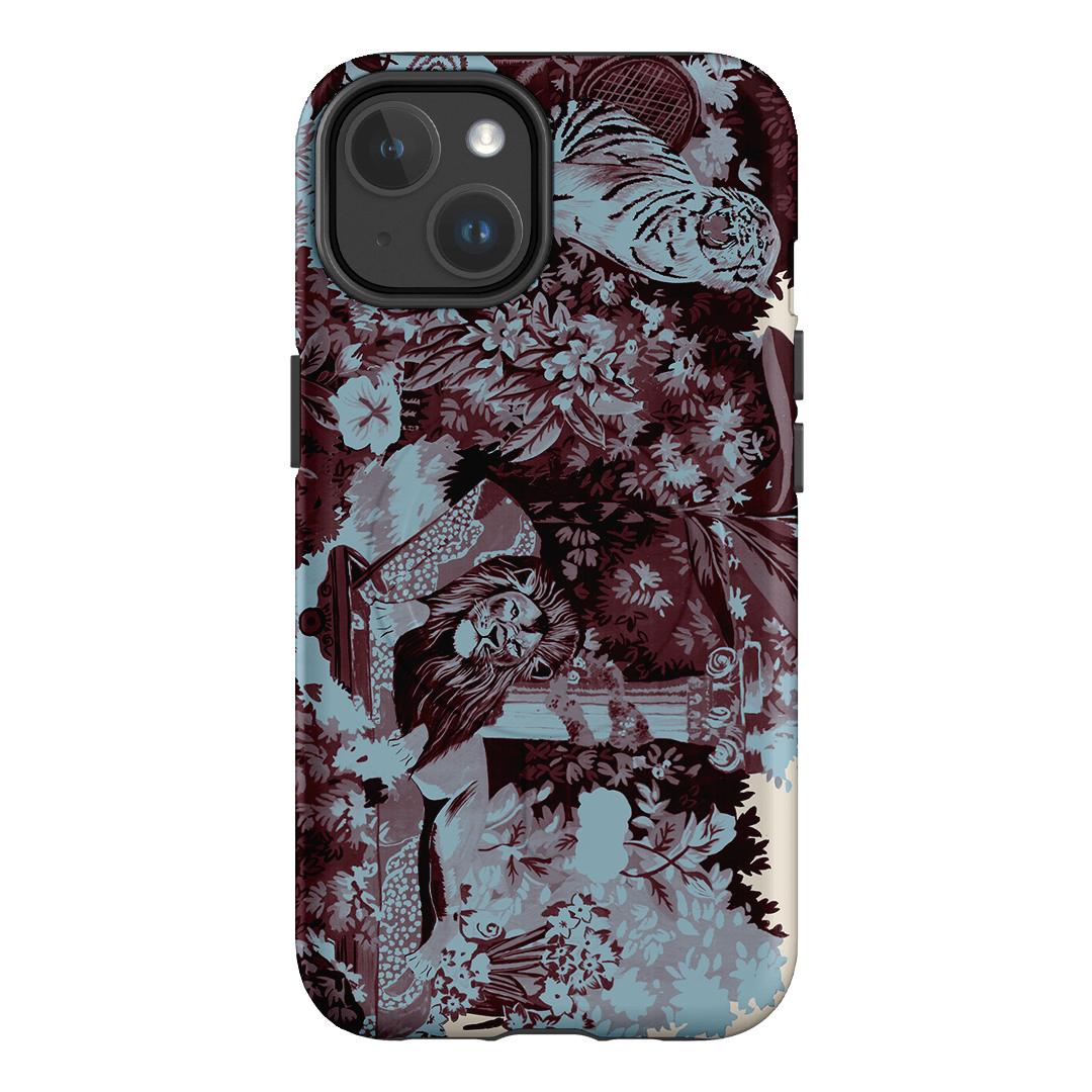Tippi Blue Printed Phone Cases iPhone 14 / Armoured MagSafe by Desmond & Dempsey - The Dairy
