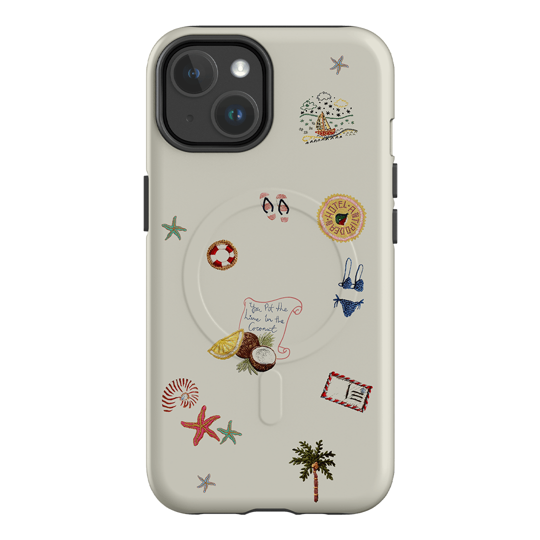 Vacay All Day Cream Printed Phone Cases by Antipodean - The Dairy