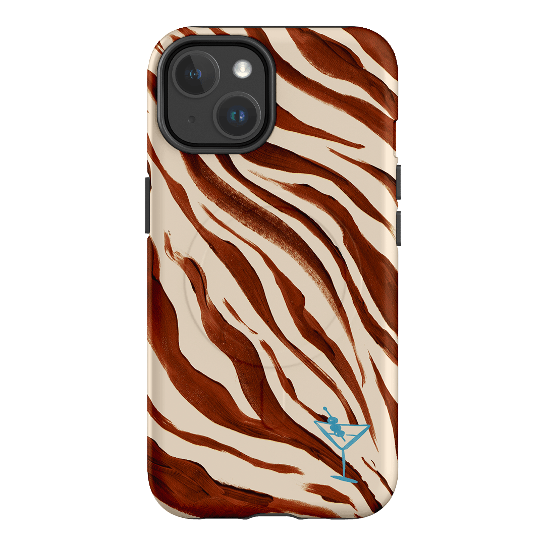 Zebra Tini Printed Phone Cases iPhone 14 / Armoured MagSafe by Charlie Taylor - The Dairy