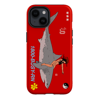 1800-Busy Rn in Red Printed Phone Cases iPhone 14 / Armoured by Easty Beasty - The Dairy