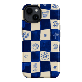 Afternoon Mezze Azure Printed Phone Cases iPhone 14 / Armoured by Charlie Taylor - The Dairy