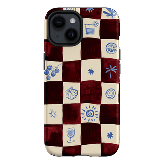 Afternoon Mezze Maroon Printed Phone Cases iPhone 14 / Armoured by Charlie Taylor - The Dairy