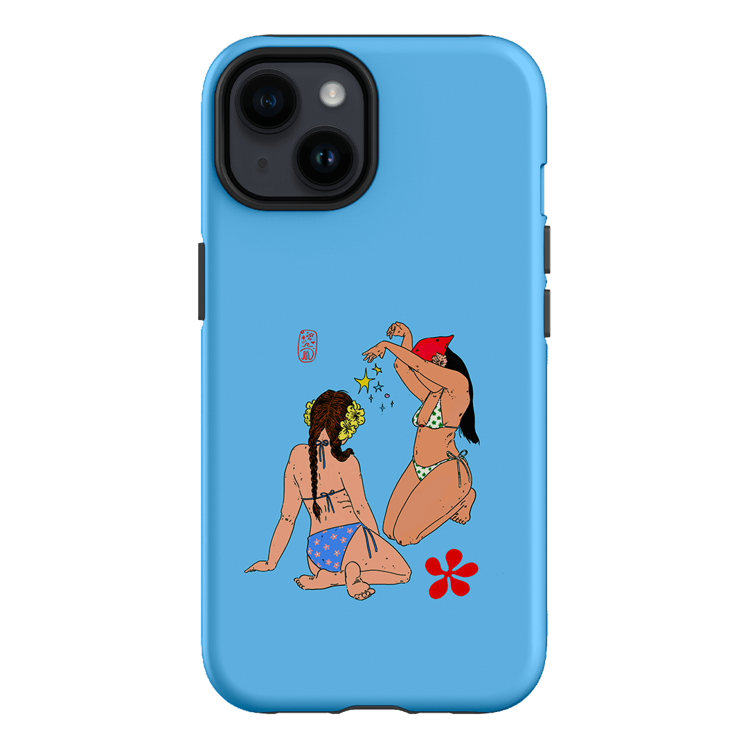 Babe Magic Blue Printed Phone Cases iPhone 14 / Armoured by Easty Beasty - The Dairy