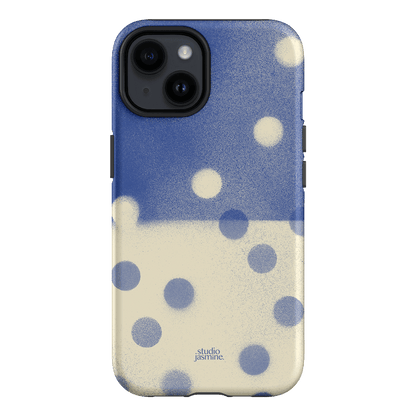 Bleu Polka Dot Printed Phone Cases iPhone 14 / Armoured by Jasmine Dowling - The Dairy