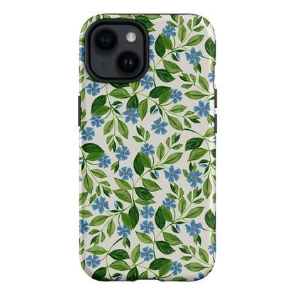 Blue Vines Printed Phone Cases iPhone 14 / Armoured by Ellie Mae - The Dairy