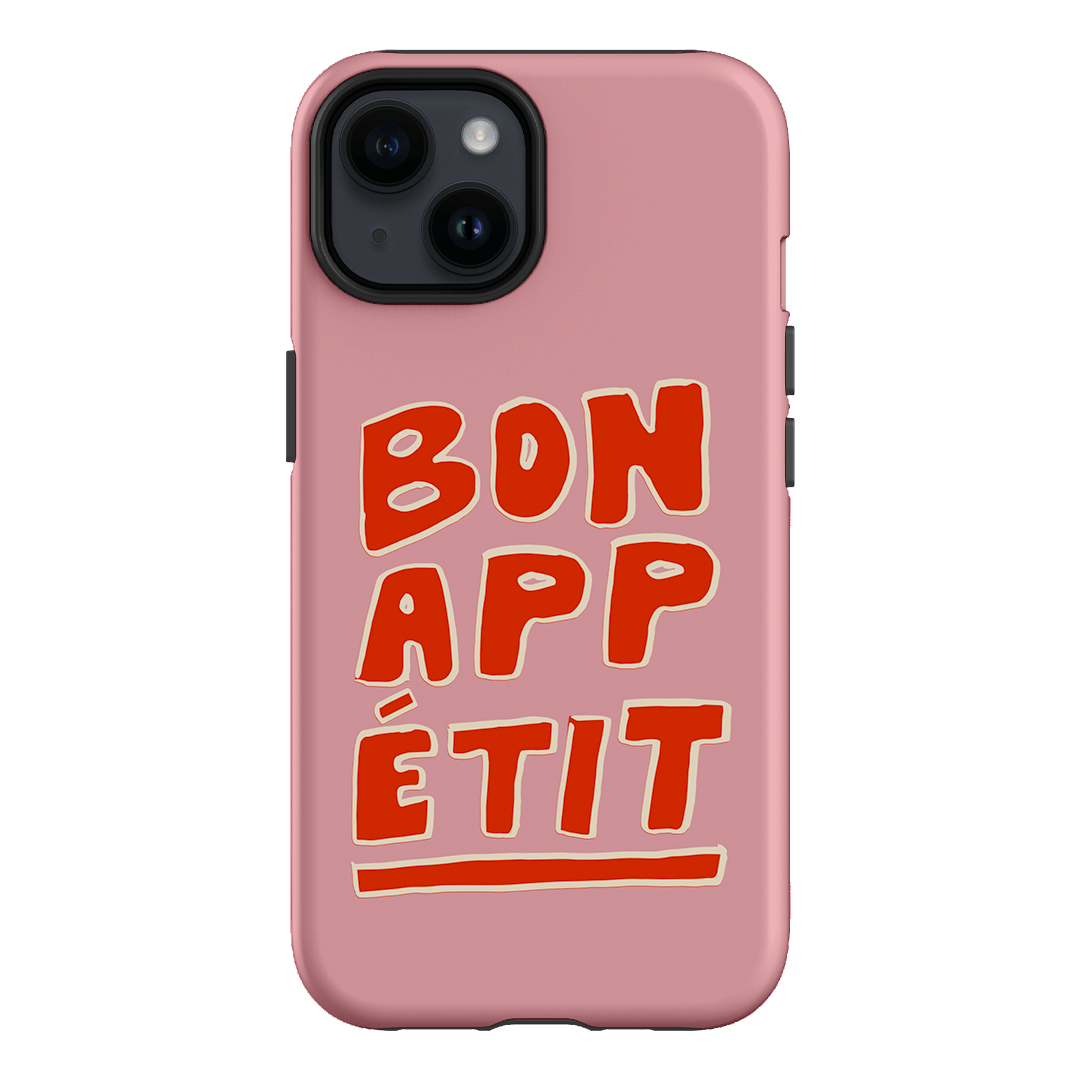 Bon Appetit Pink Printed Phone Cases iPhone 14 / Armoured by The Dairy - The Dairy