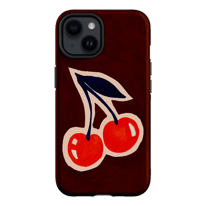 Cherries Printed Phone Cases iPhone 14 / Armoured by Studio Bon - The Dairy