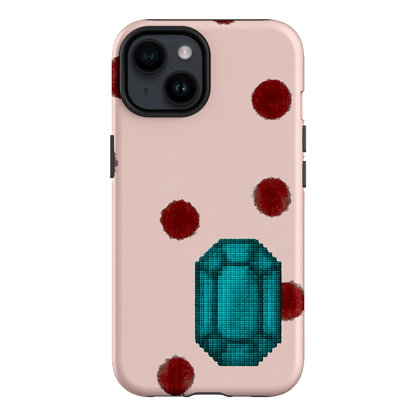 December Turquoise Printed Phone Cases iPhone 14 / Armoured by Joiana - The Dairy