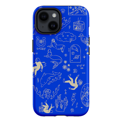 Easty Flash Blue Printed Phone Cases iPhone 14 / Armoured by Easty Beasty - The Dairy