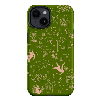 Easty Flash Green Printed Phone Cases iPhone 14 / Armoured by Easty Beasty - The Dairy