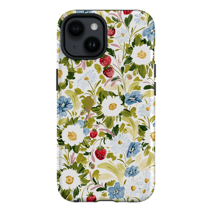 Garden Strawberries Printed Phone Cases iPhone 14 / Armoured by Ellie Mae - The Dairy