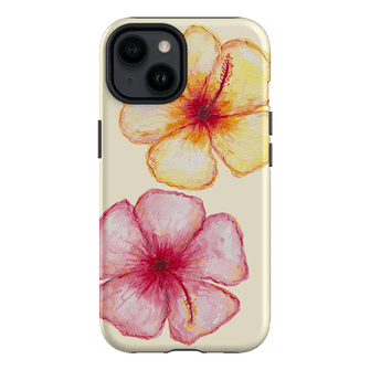 Hibiscus Flower Yellow Printed Phone Cases iPhone 14 / Armoured by BG. Studio - The Dairy