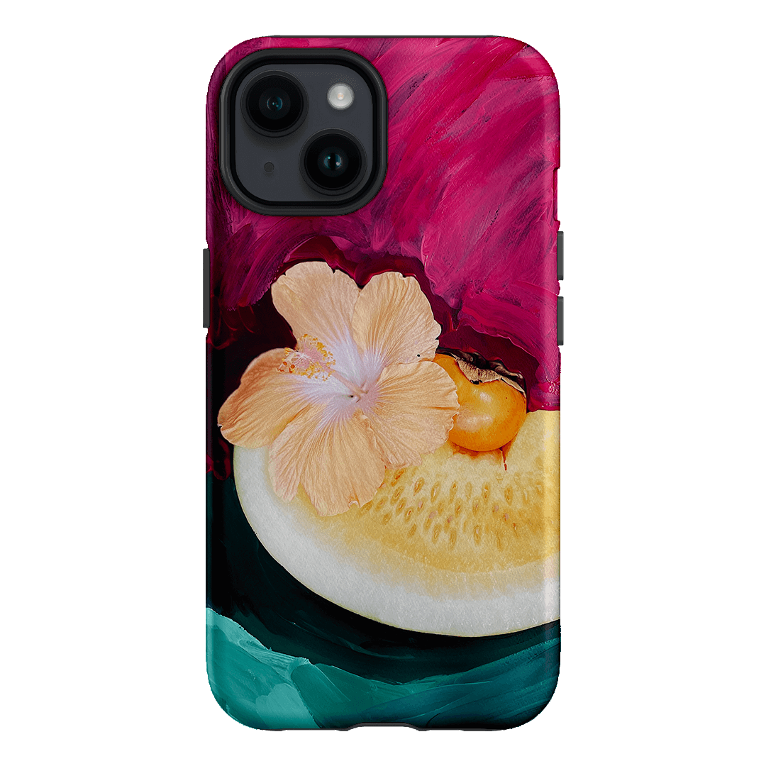 Hibiscus Melon Printed Phone Cases iPhone 14 / Armoured by Nicole Nelius - The Dairy