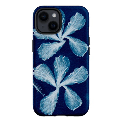 Hibiscus Cyanotype Printed Phone Cases iPhone 14 / Armoured by Sally Hungerford - The Dairy