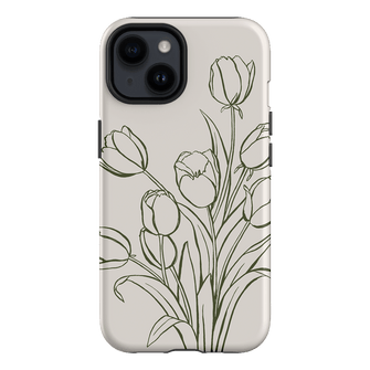 Inked Tulips Printed Phone Cases iPhone 14 / Armoured by Typoflora - The Dairy