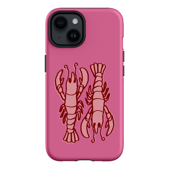 Lobster Love Pink Printed Phone Cases iPhone 14 / Armoured by The Dairy - The Dairy