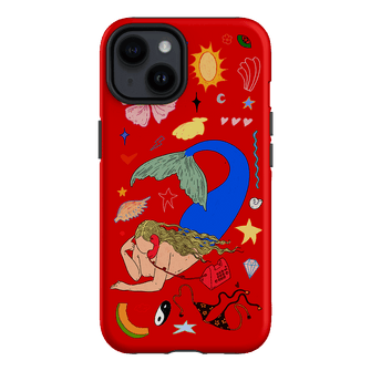 Mermaid Salad Scarlet Printed Phone Cases iPhone 14 / Armoured by Easty Beasty - The Dairy